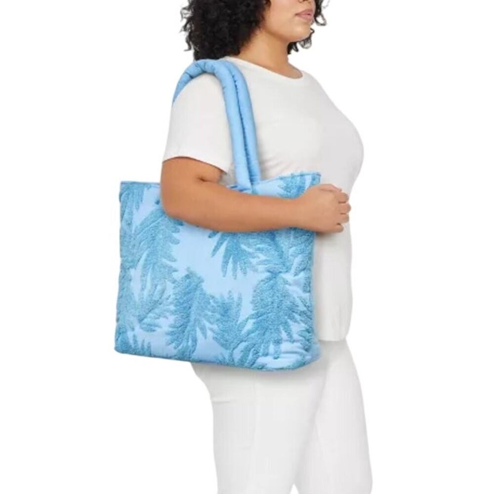 New Shade & Shore Light Blue Terry Tote